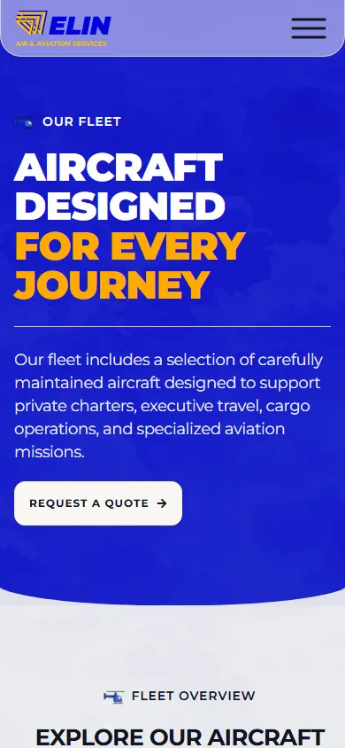Elin Air fleet on mobile