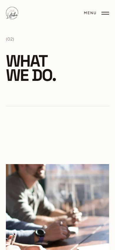 Mobile services page